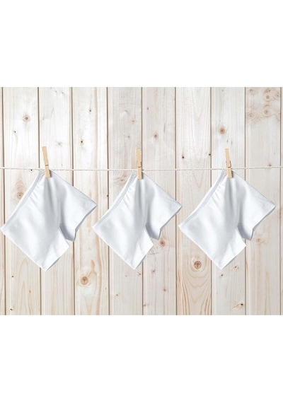 Blackspade 1298 Kız Çocuk 3'Lü Paket %95 Pamuklu Boxer