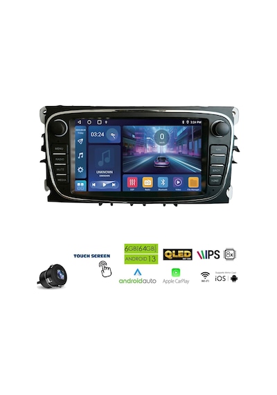 Newfron Nf-zfr2 Tablet Multimedya Android 7 İnç Ford Focus 2 6+64gb 8 Çekirdek Android 13 7"