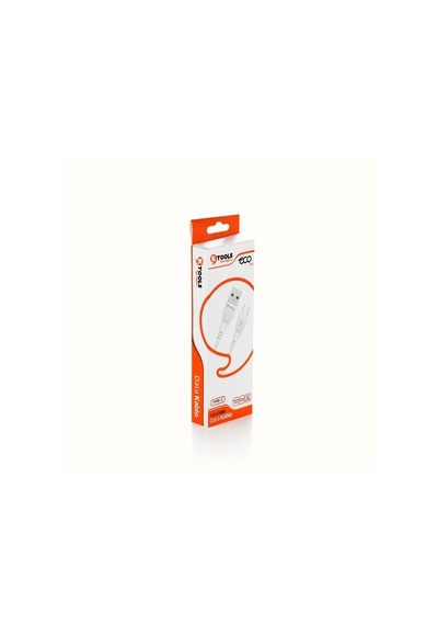 Ktools Eco 2A 1 Metre Beyaz Type C Data Kablo