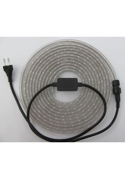 220 Volt Şerit 3 Çipli Hortum Şerit Led Aydınlatma + Fiş - 5 Mt- (439729985)