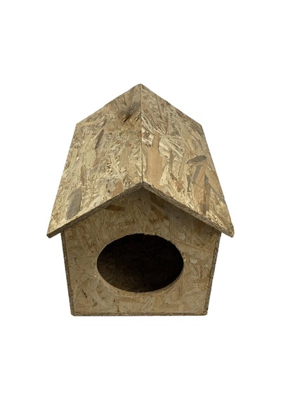 Reyo Kedi Evi Dış Ortam Uygun Ahşap Kedi Evi Osb 40 x 35 x 30 CM CAT16