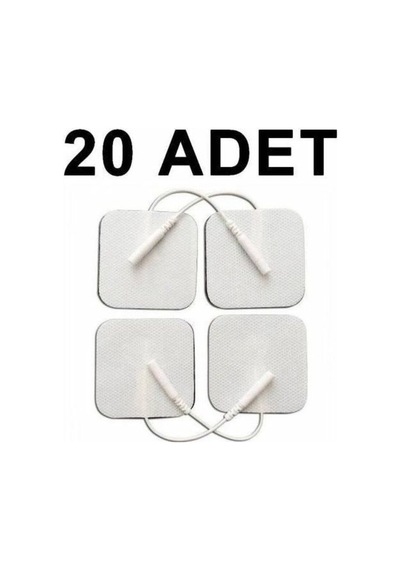 Medkaltec 20 Adet Tens Pediı Kablolu Yedek Elektrot 5x5 Tens Pedi