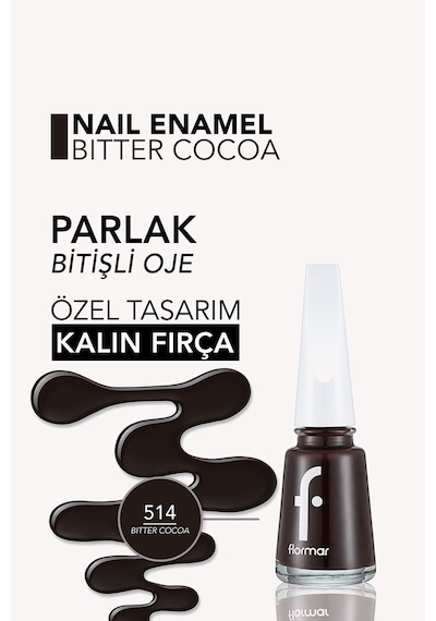 Flormar Nail Enamel Parlak Bitişli Oje 514