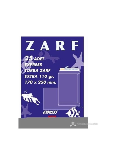 Tr M000186 Torba Zarf 170x250 110gr Extra Exp. 25'li