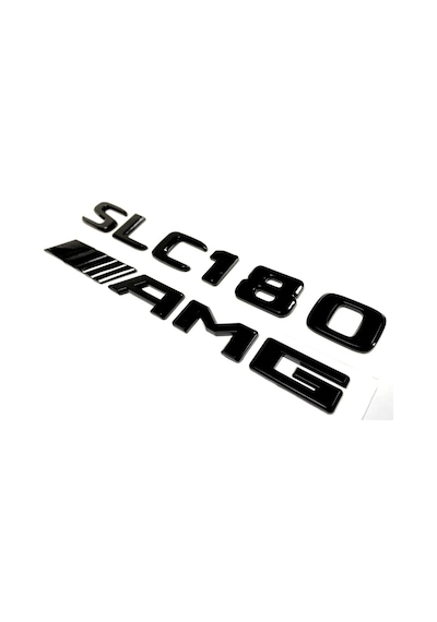 Benz Slc 180 Ve Amg Piano Black Bagaj Yazısı Seti 2'li 3m 3d Abs