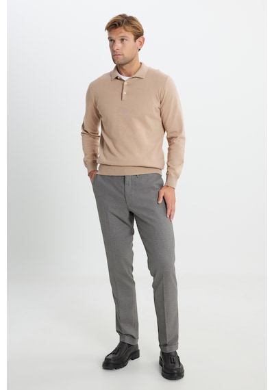 AC&Co / Altınyıldız Classics Erkek Bej Pamuklu Standart Fit Normal Kesim Polo Yaka Triko Kazak Bej AC&Co / Altınyıldız Classics Erkek Bej Pamuklu Standart Fit Normal Kesim Polo Yaka Triko Kazak Bej