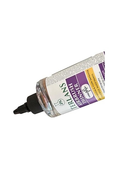 Terlans Airbrush İnceltici 250 Ml Airbrush Thinner Flow Improver Model Boyama İçin Akrilik Bazlı İnceltici, Akışkanlık & Detay Kontrolü