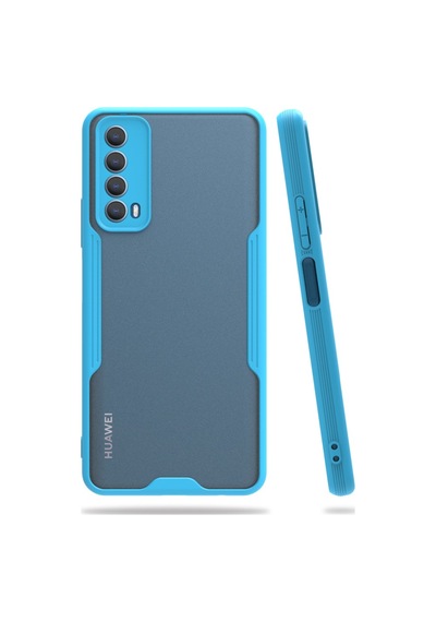 Huawei P Smart 2021 Kilif Platin Matte Silikon Arka Kapak 486104059