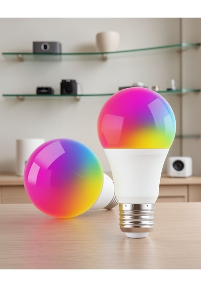 Rgb Işıklı 10 Watt A+ Enerji Verimli Led Ampul Uczrgblamba3-1 Çok Renkli