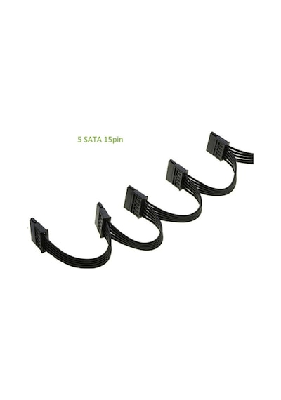 Molex Ide To 5X 15 Pin Sata Power Psu Sata Çevirici Kablo