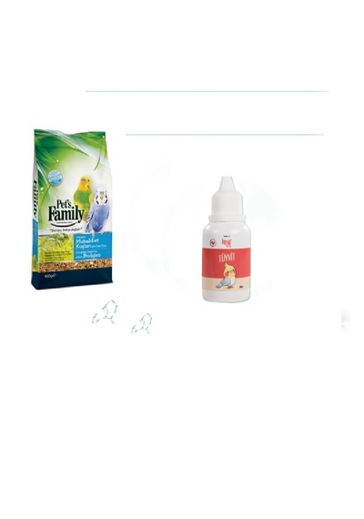 Muhabbet Kusu Yemi 400 Gr+ Tüy Vit 50 Cc X 1 Adet