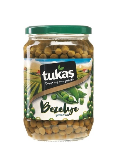 Tukaş Bezelye No:3 680g Konserve Pratik Kullanım 8'li Avantaj Paketi - 8 Adet Tarı