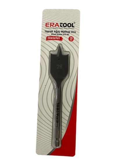 Eratool 56965 Altıgen Yassı Ahşap Maktap Ucu 28 Mm