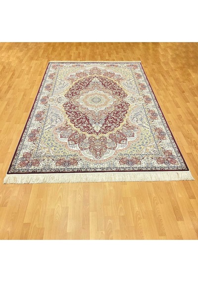 Şemse Desenli 200 X 300 İpek Halı Çok Renkli