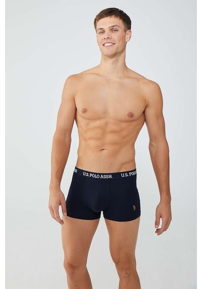 U.S. Polo Assn. U.s Polo Assn. 80476 Erkek 2'li Boxer-lacivert&baskılı Lacivert