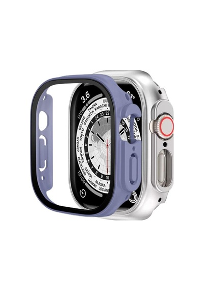 Binano Apple Uyumlu Watch Ultra Sense Kasa Ve Ekran Koruyucu Lila