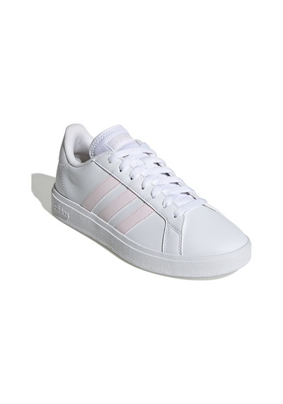 Adidas Grand Court Base 2 Beyaz Kadın Sneaker 000000000101508638 Beyaz - Pembe