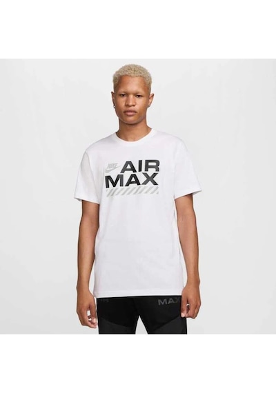 Air Max Ss Tee Erkek Tişört Beyaz