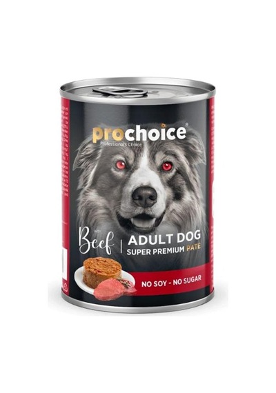 Pro Choice Sigir Etli Sekersiz Ezme Yetiskin Köpek Konservesi 400gr