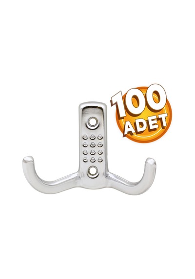 Noktalı Askı Portmanto Vestiyer Duvar Dolap Elbise Askısı Mobilya Askılığı Metal Askı (100 ADET) Diğer