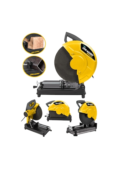 Dragro DRG-4200 Sarı Professional Profil Ve Metal Kesme Makinası 355MM Hx355