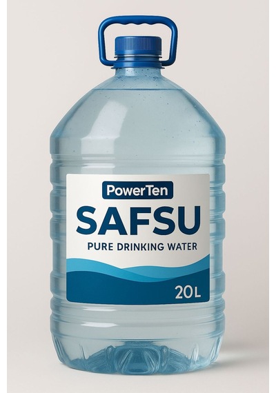 Saf Su 20 Litre Akü, Ütü Ve Buhar Makinesi Uyumlu Şeffaf