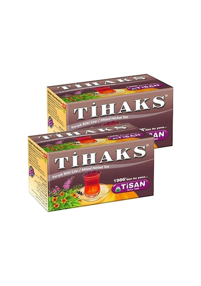 Tisan Tihaks Karışık Bitki Süzen Poşet Çay 2'li 20 x 2.5 G
