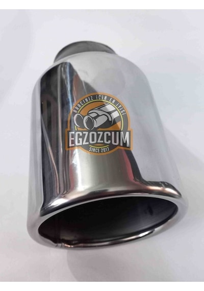 90 Mm Yuvarlak Krom Egzoz Ucu Eksoz