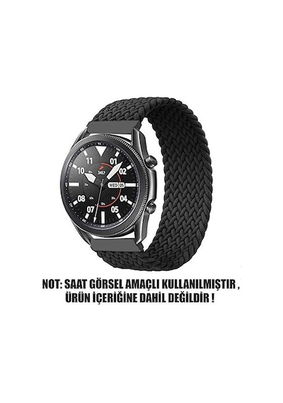 Gtr 2 47mm Kordon, Medium Size, 155mm Braided Solo Loop Band Gtr 2 İle Uyumlu Kordon, Akıllı Saat Kayışı