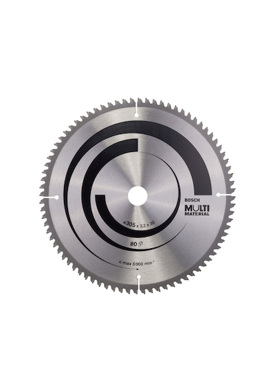 Bosch Multi Material Daire Testere Bıçağı 305 x 30 MM 80 Diş - 2608640452