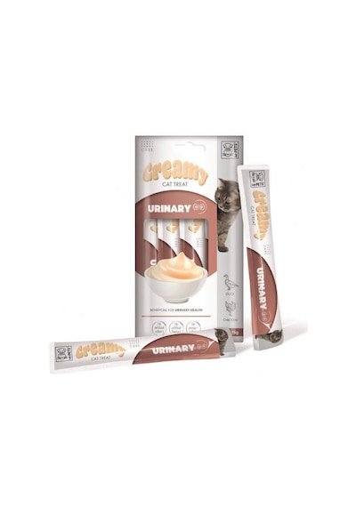 M-pets Creamy Urinary Tavuklu Ve Ördekli Kedi Ödülü 4x15 Gr