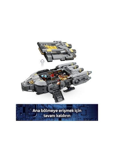 LEGO® Star Wars: Mandalorian ve Grogu™ Anzellan Starship’i 75445 - 9 Yaş ve Üzeri Çocuklar için Yaratıcı Oyuncak Yapım Seti (701 Parça)