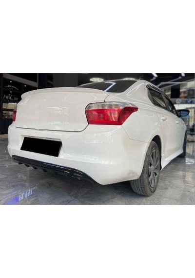 Peugeot 301 Difüzör Difizör Plastik Parlak Siyah 2017 2018 2019 2020 2021 2022 Arka-difizör-bodykit-ek
