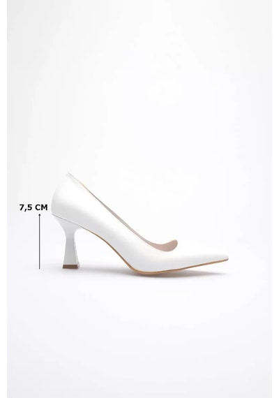 Trendella Beyaz Topuklu Kadın Stiletto Tr20ms02b Siyah