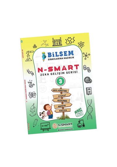 N-smart Bilsem Sınavlarına Hazırlık Zeka Gelişim Serisi 3