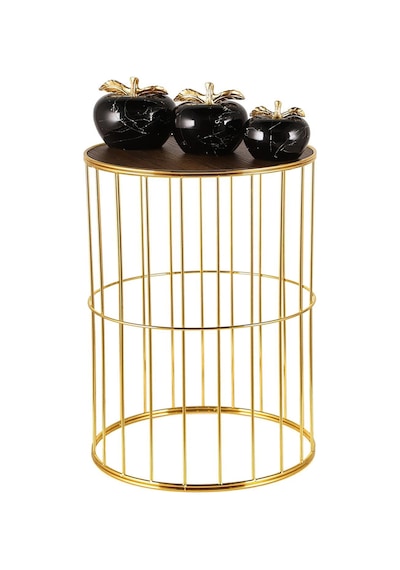 Titanic Sehpa Gold Kaplama Ceviz Altın