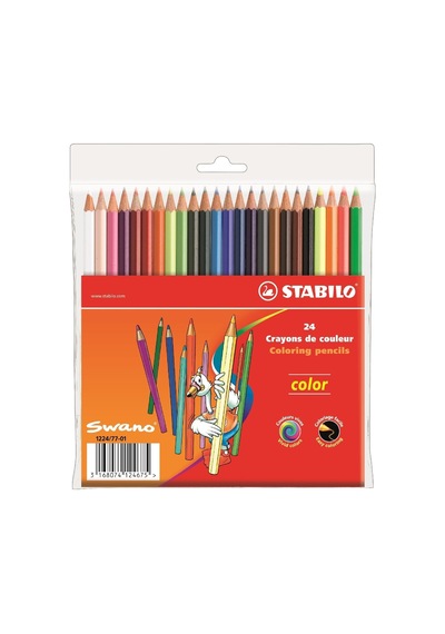 Color 1224/77 Kuru Boya Kalemi, 24 Renk, Tam Boy Diğer