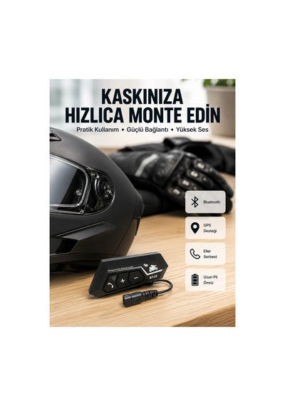 Motosiklet Sürüşleri İçin Bt22 Kask Bluetooth Kulaklık Mikrofonlu Yeni Nesil Çok Renkli