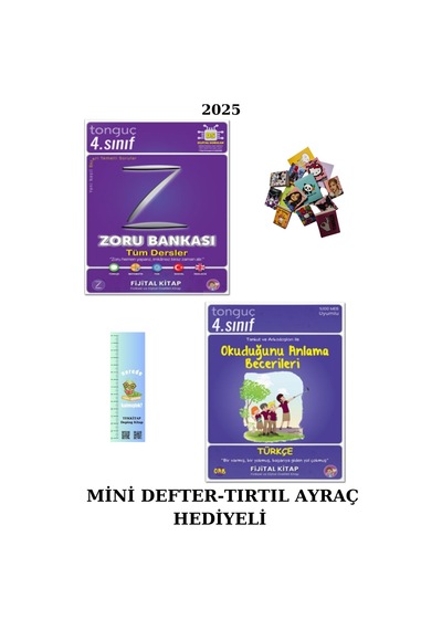 Tonguç 4. Sınıf Zoru Bankası Td.+ Okuduğunu Anlama Becerileri 2 Kitap Mini D.+tırtıl Ayraç