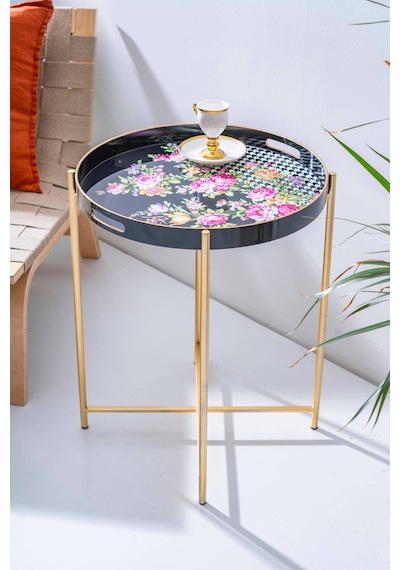 Matilda Çıkarılabilir Tepsili Sehpa - 49 Cm Renkli