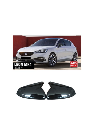 Seat Leon Mk4 Batman Yarasa Ayna Kapağı Piona Black Abs 2021+