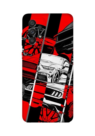 Samsung Galaxy M52 Uyumlu Baskılı Şeffaf Telefon Kılıfı Koleksiyon: Turboline Streetworks 8