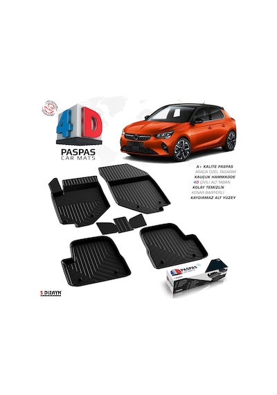 Opel Corsa F 4d Havuzlu Paspas 2019 Üzeri A+kalite