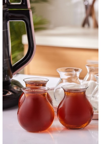 Karaca x Refika Tatlıcan 6'Lı Çay Bardağı Seti