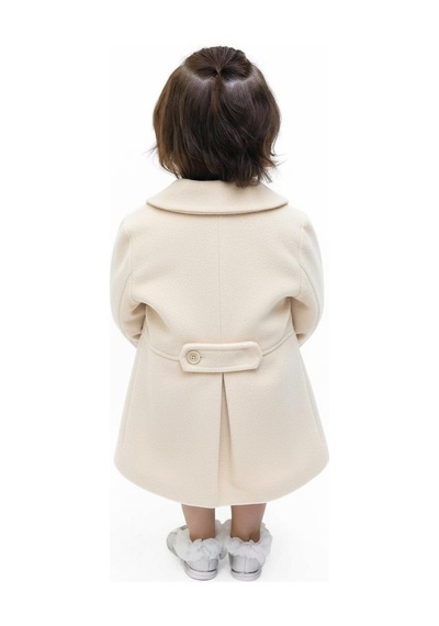Xo Kids Kız Çocuk Kaban 1-5 Yaş 1055 Ekru