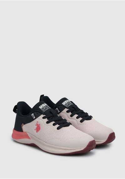 U.s. Polo Assn. Florın Wmn 4pr 101812668 Kadın Spor Ayakkabı Pudra 36-40 Pudra