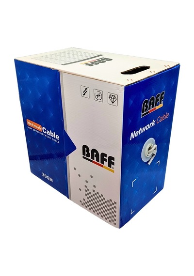 Baff Cat6 Utp 305 Metre Network Kablosu Kutulu Ağ Ethernet Veri Kablosu