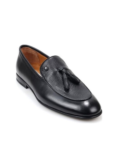 Pisagor Pierre Cardin 114005 Premıum Erkek Püsküllü Klasik Deri Ayakkabı Sıyah