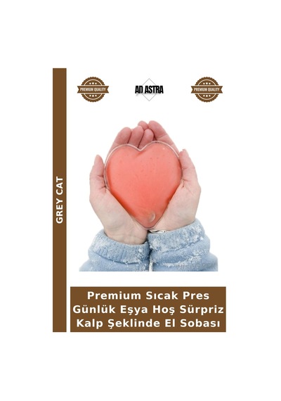 Premium Sıcak Pres Günlük Eşya Hoş Sürpriz Kalp Şeklinde El Sobası Çok Renkli