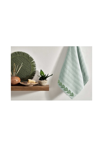 Bergamot Butik El Ve Yüz Havlusu 50x90 Cm Yeşil